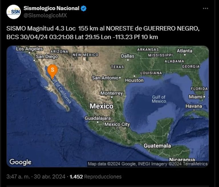Temblor de Magnitud 4 en Salina Cruz, Oaxaca: México Permanece Alerta ante Movimientos Telúricos