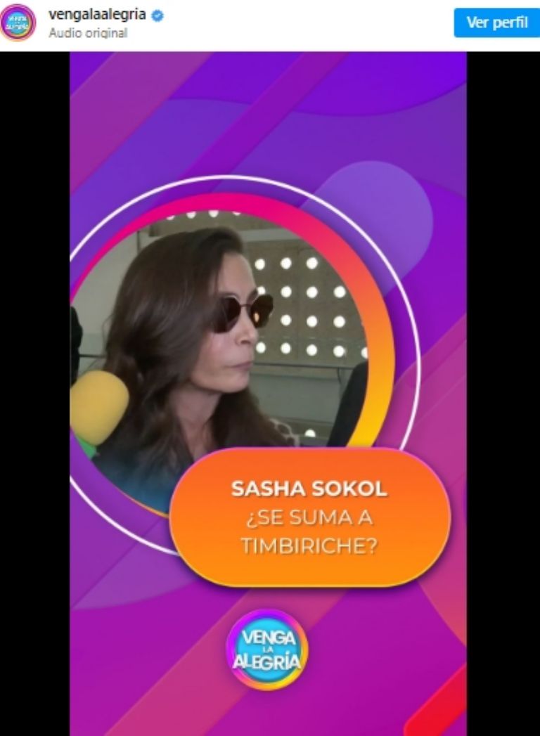 Sasha Sokol se mostró indecisa en su participación en Timbiriche 
