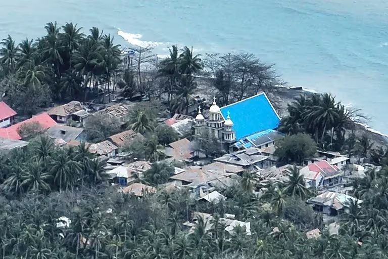 Erupción del Monte Ruang en Indonesia