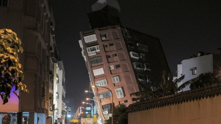 Terremoto en Taiwán: Suman 10 víctimas mortales tras fuerte sismo de 7.2