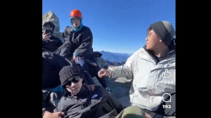 Impactante VIDEO: Alpinistas captan el terremoto en Taiwan desde la cima de una montaña