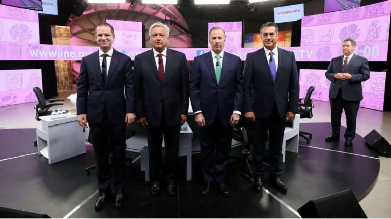 Ricardo Anaya, Andrés Manuel López Obrador, José Antonio Meade y Jaime Rodríguez 'El Bronco'