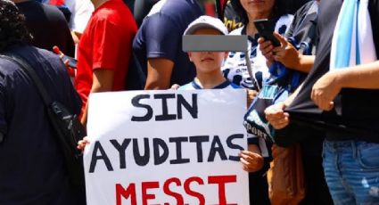 "Sin ayudaditas a Messi": Niño recibe al jugador argentino con contundente mensaje