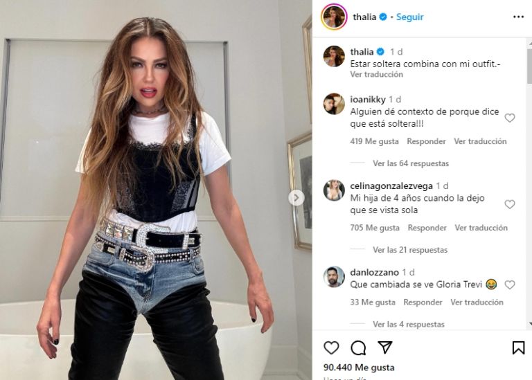 ¿Se acabó el amor con Mottola? Thalía anuncia en redes sociales que está soltera