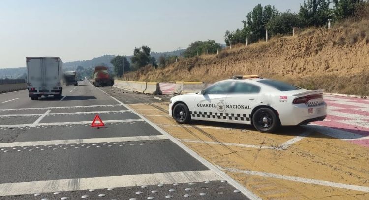 Fatal accidente en la autopista México-Puebla; atropellan a hombre; cuerpo queda desmembrado