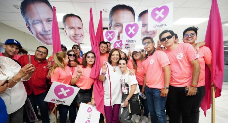 Xóchitl Gálvez llega a Hermosillo para su visita a Sonora; lidera encuesta de Massive Caller