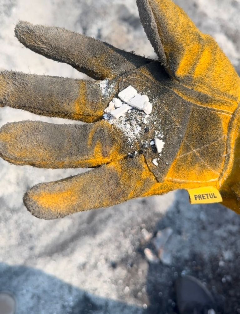 Cenizas encontradas por Ceci Flores