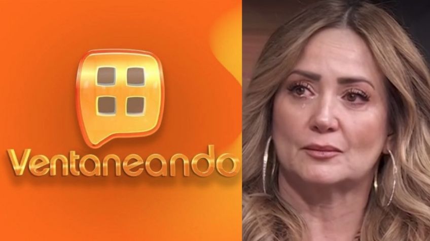 Tras 35 años en Televisa, Andrea Legarreta llega destrozada a 'Ventaneando' y llora en vivo