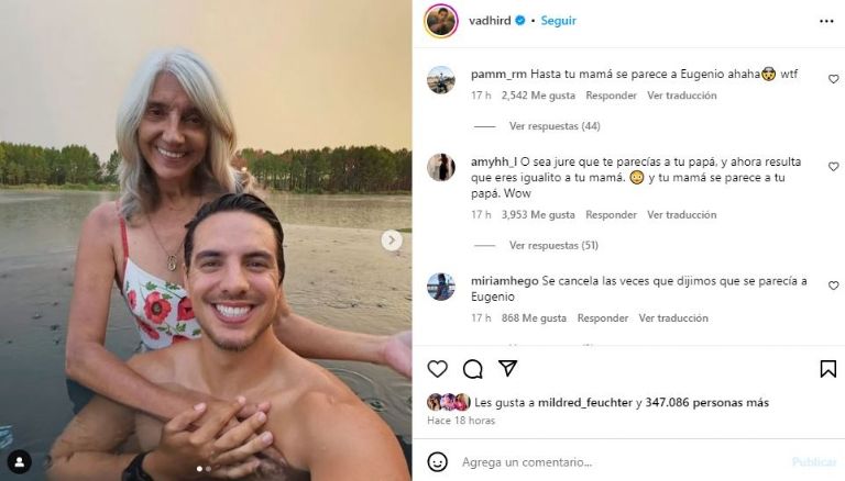 Vadhir Derbez presenta a su mamá