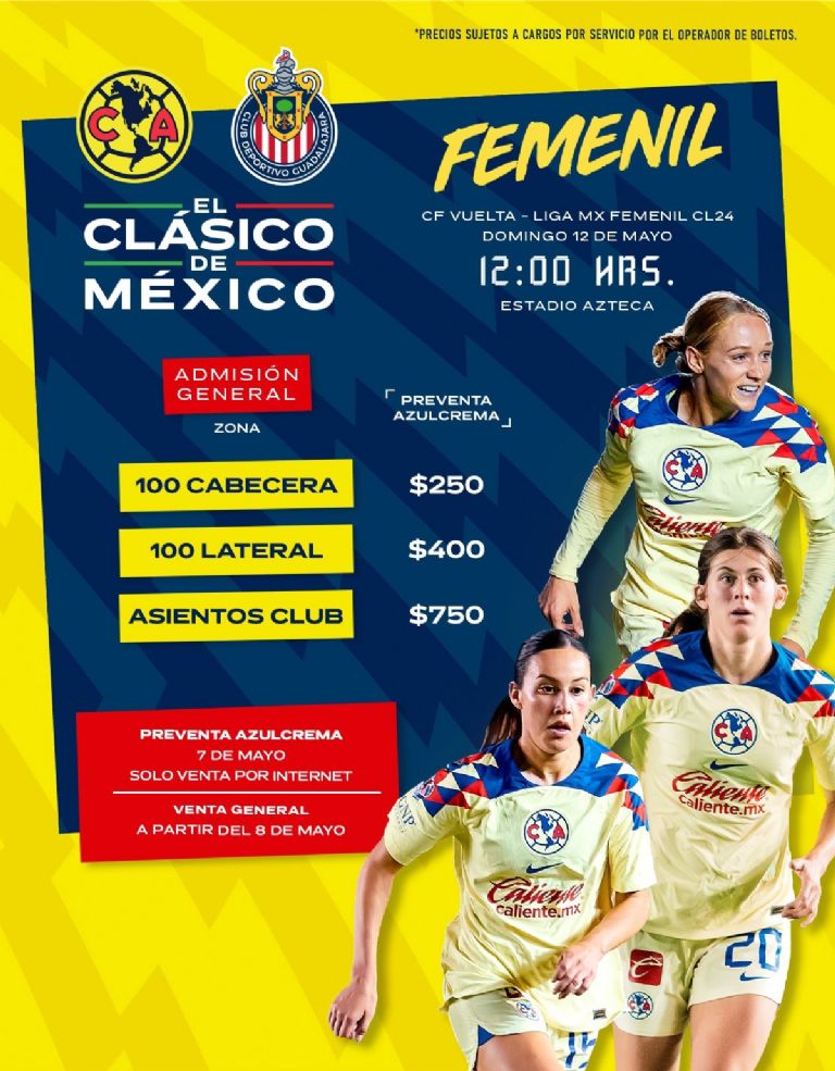 América vs Chivas Femenil EN VIVO