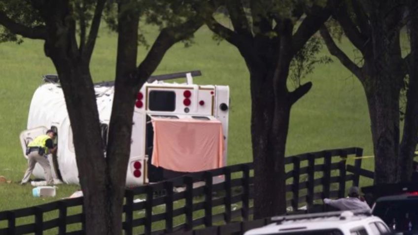 Vuelca en Florida camión con inmigrantes mexicanos; hay 8 muertos y 40 heridos