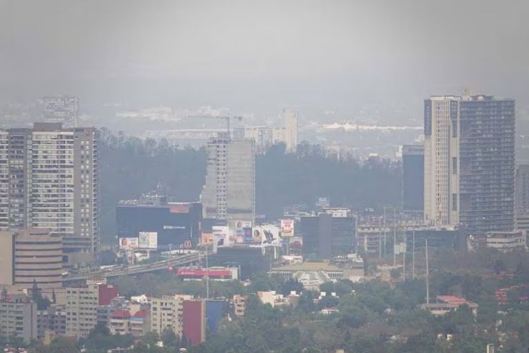 La calidad del aire en la CDMX no mejora. Foto: Internet