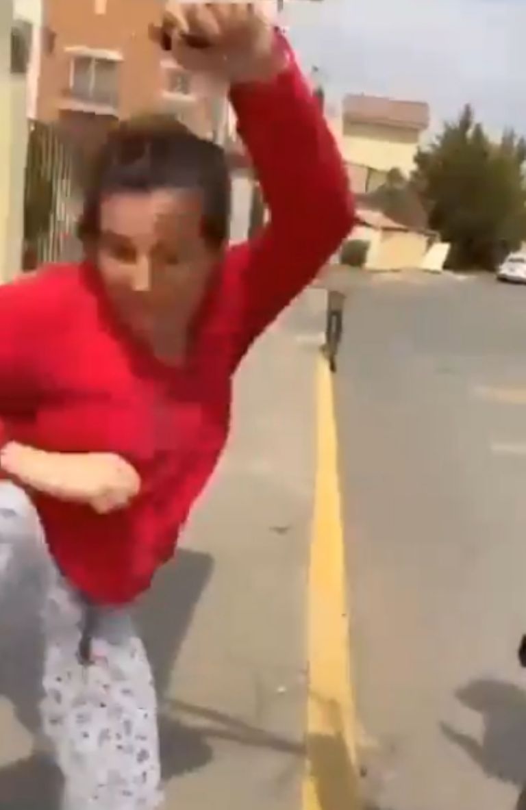 Lady Karateca agrede a joven en la alcaldía Miguel Hidalgo