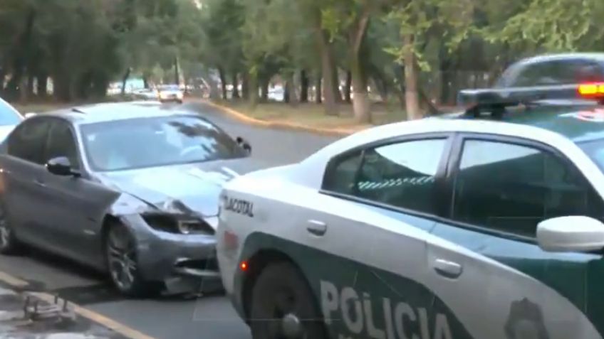 Caos en Río Churubusco: A tempranas horas, conductor alcoholizado provoca accidente