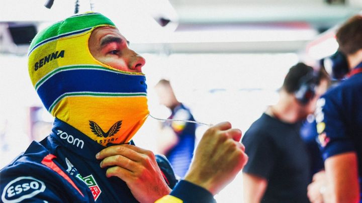 Le sale lo mexicano: 'Checo’ Pérez se la 'mienta' a Leclerc en prácticas del GP Emilia-Romagna