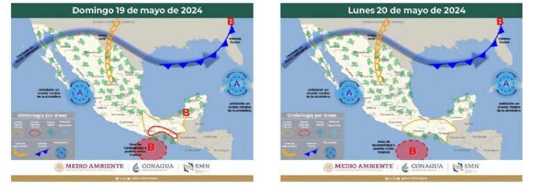 Clima en Sonora para el fin de semana. Foto: Conagua