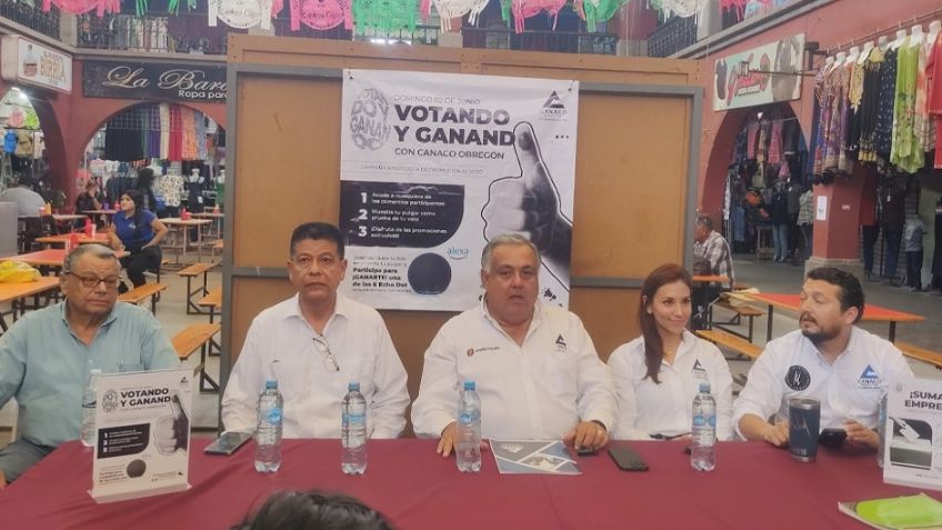 Canaco Ciudad Obregón lanza el programa 'Votando y ganando' para incentivar el voto