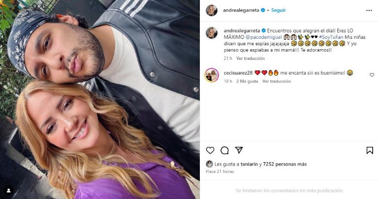 Andrea Legarreta dedica mensaje a un hombre muy especial