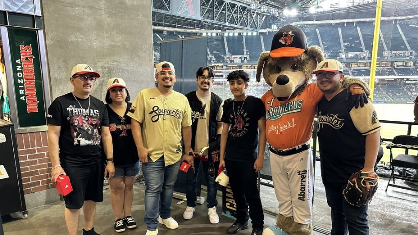 Los Naranjeros de Hermosillo se roban los reflectores en el juego de los Diamondbacks
