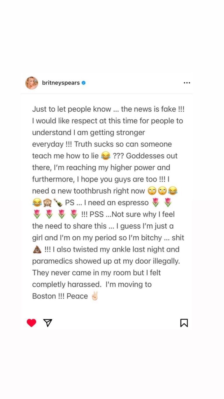 Declaración de Britney Spears