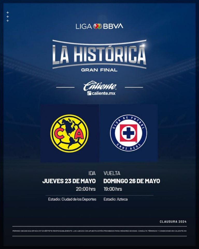 América vs Cruz Azul final de la Liga MX