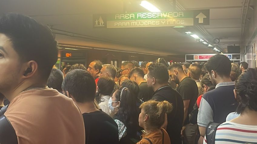 Colapsa la Línea B del Metro por cortes de energía y personas en las vías