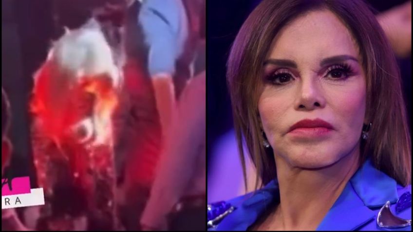 Lucía Méndez sufre tremendo accidente en su show, 'Vedette'; captan el momento en VIDEO