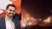 Foto ilustrativa de la nota titulada AMLO 'respalda' a Jorge Álvarez Máynez: MC no tuvo la culpa del accidente en Nuevo León