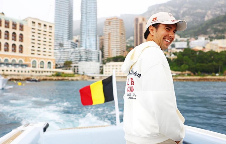 Sergio Pérez en Mónaco