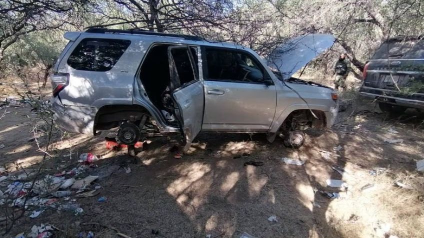Golpe al crimen organizado en Sonora: Autoridades aseguran más de 10 vehículos en El Sáric