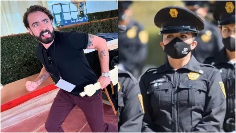 Javier Ibarreche es detenido por un policía de la CDMX