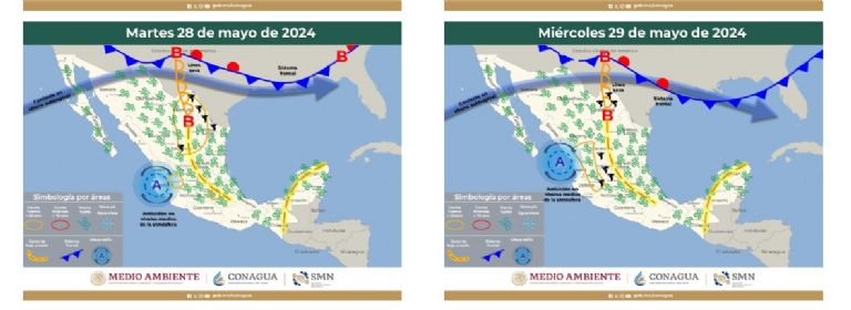 Clima en Sonora para la semana. Foto: Conagua