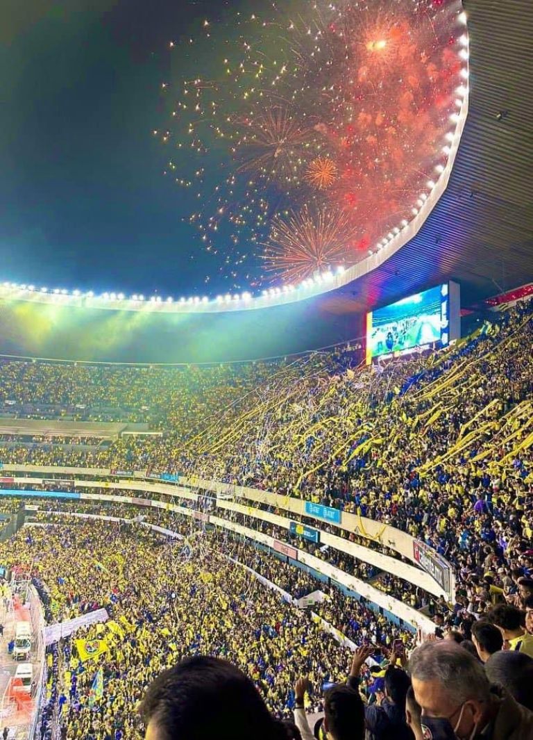 Operativo en el Estadio Azteca