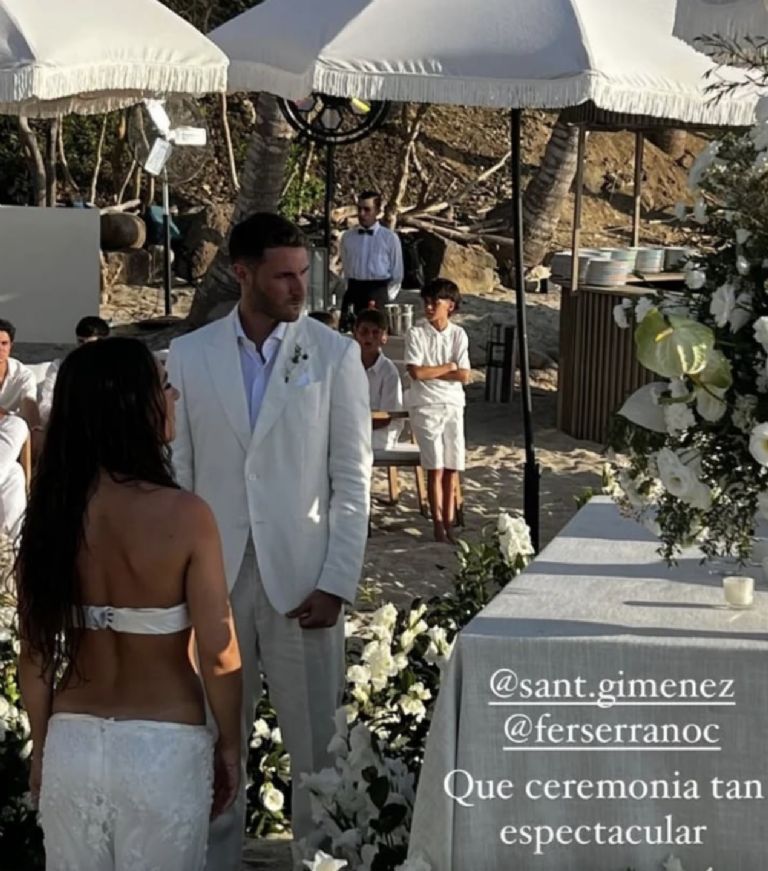 Santiago Giménez y Fernanda Serrano: Una Boda de Telenovela en las Playas de Punta Mita