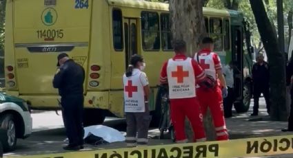 Trágico final: Ciclista muere atropellado por camión de pasajeros en Paseo de la Reforma