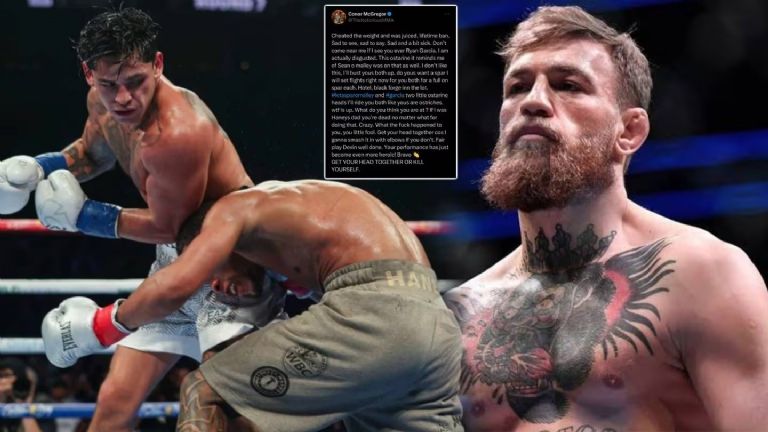 McGregor Propone Sancionar a Ryan García y lo Reta a una Pelea: 'Si fuera el Padre de Haney, ya estarías Muerto'