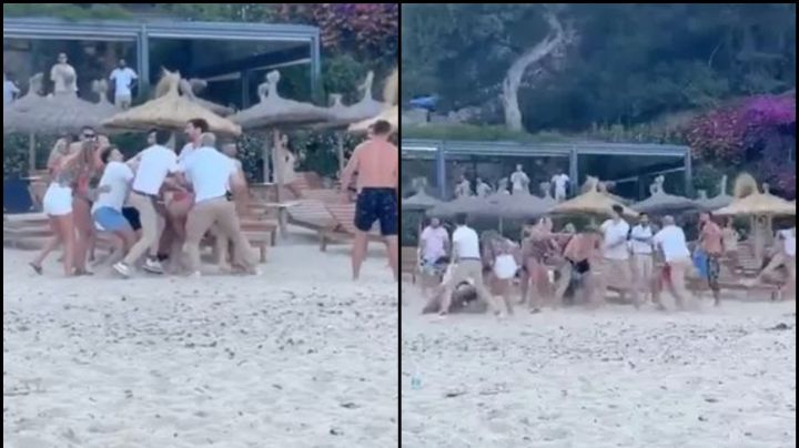 Mallorca: Despedida de soltero se convierte en batalla campal; confirman a 8 detenidos