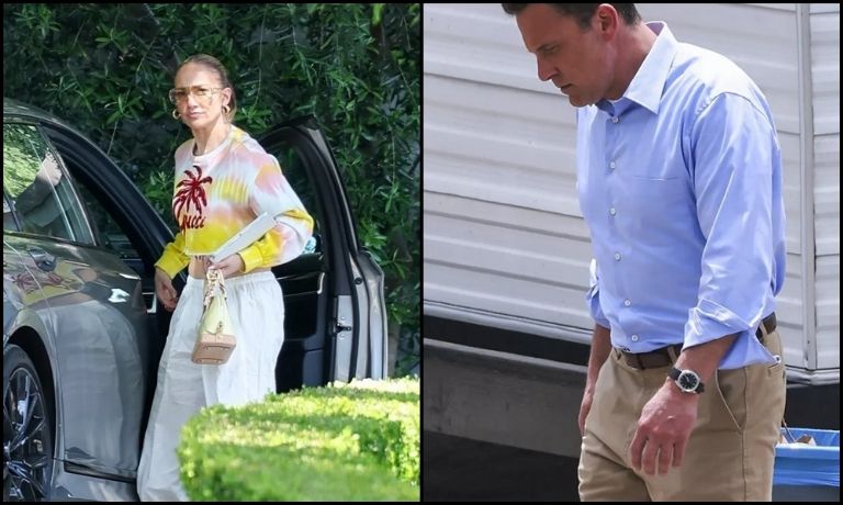 Jennifer Lopez y Ben Affleck sin anillos de bodas
