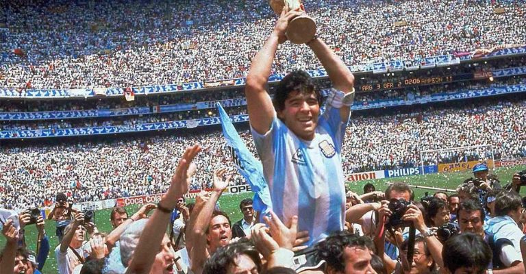 Maradona condujo a Argentina al título en México 86