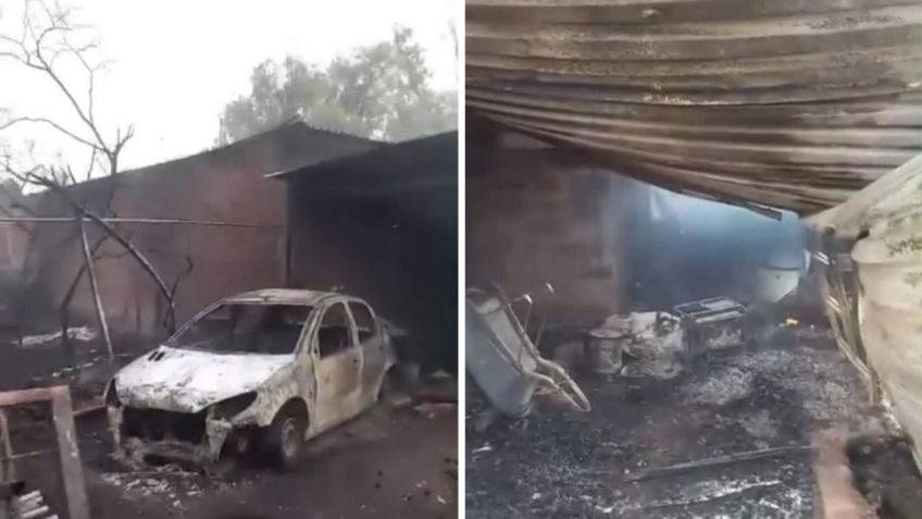 19 perritos mueren quemados tras incendio que consumió un albergue en Silao