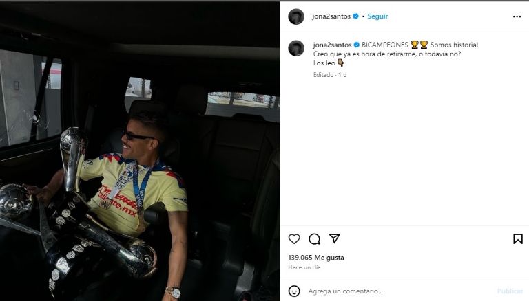 Jonathan dos Santos preocupa a aficionados del América