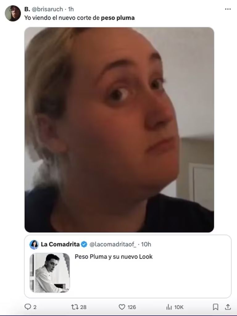 Peso Pluma Sorprende con Cambio de Look: Las Redes Sociales Estallan en Memes y Reacciones