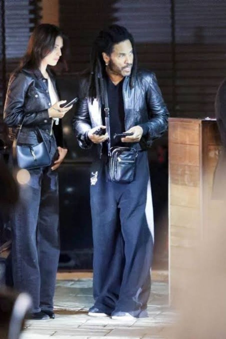 Ana Paula Valle y Lenny Kravitz paseando