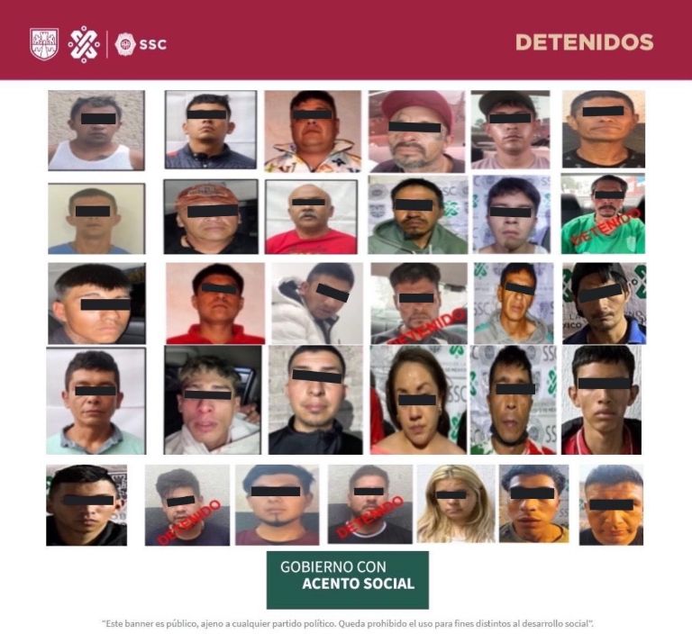 Operativos en Azcapotzalco y Tláhuac