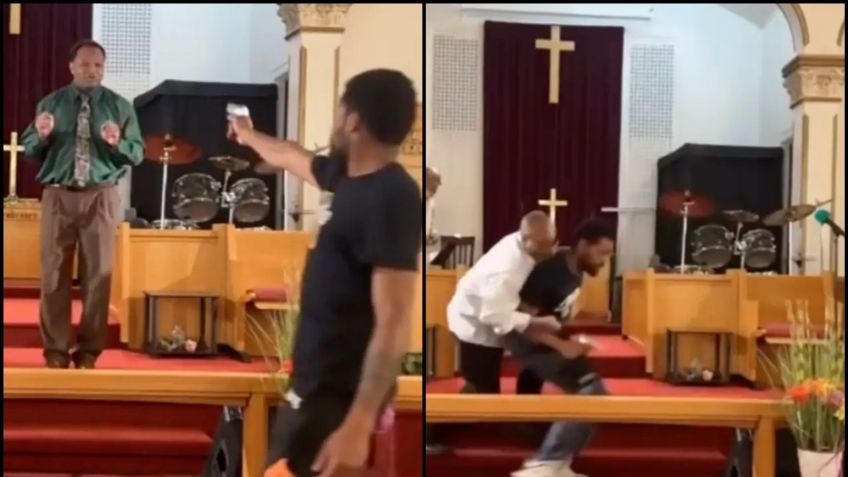 EU: Irrumpe en iglesia y le dispara al pastor; dice que los espíritus se lo ordenaron