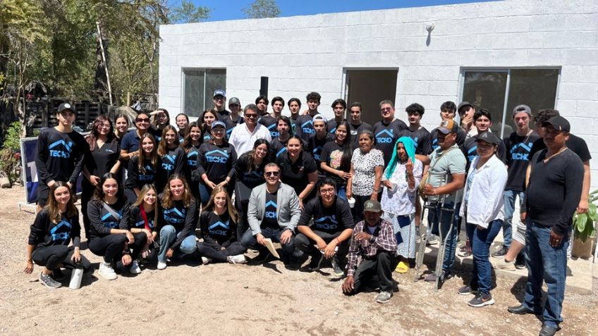 Jóvenes estudiantes brindan un 'Techo' a quienes más lo necesitan en Navojoa