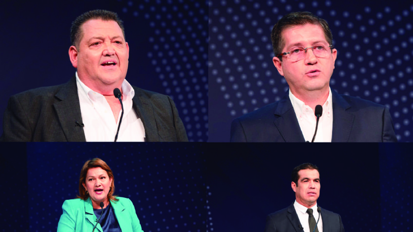 Debate Navojoa 2024: García de León señala fallas y da soluciones; Elías Retes evade