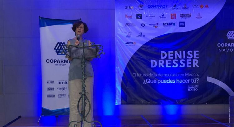 Denise Dresser visita Navojoa para defender la democracia