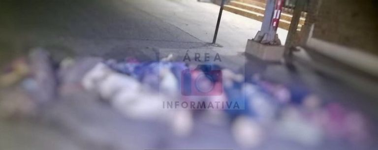 Abandonan cuerpos en Morelos, Zacatecas. Foto: Facebook