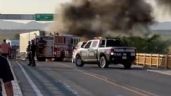 Foto ilustrativa de la nota titulada VIDEO: Reportan enfrentamiento en carretera de Sonora; sicarios incendiarían un tráiler